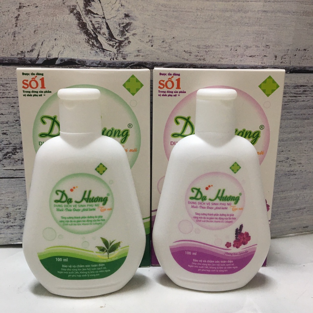 Dung dịch vệ sinh phụ nữ Dạ Hương 100ml hương thơm dịu nhẹ, chiêt xuất từ thiên nhiên