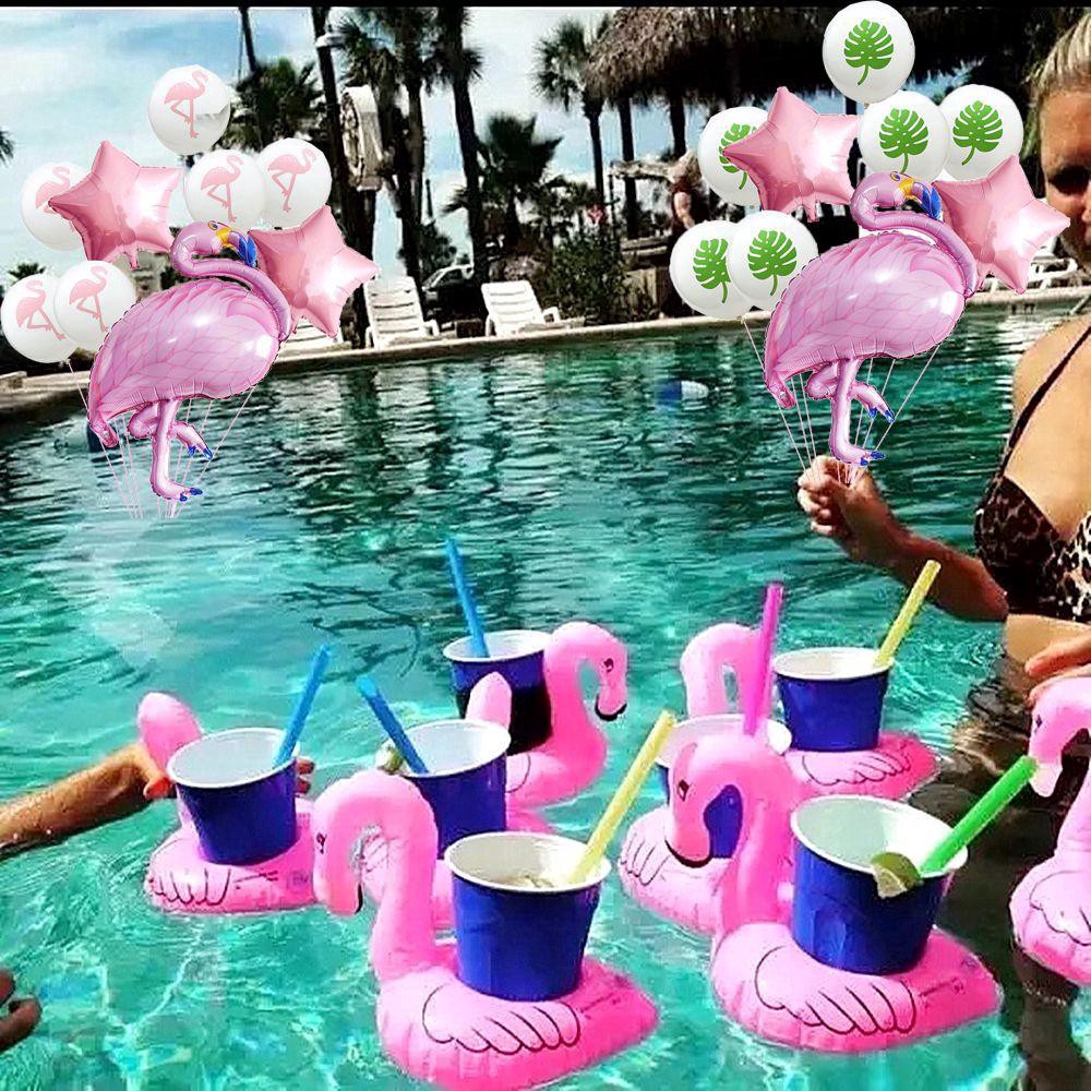 Bộ 9 bong bóng lá nhôm hình hồng hạc