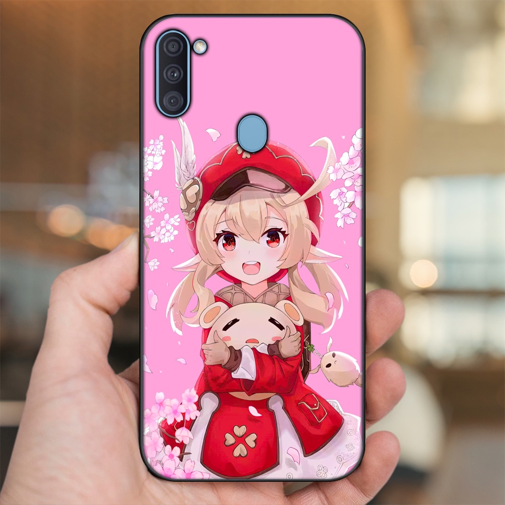 Ốp lưng Samsung A11, M11 viền đen in hình Klee Genshin Impact