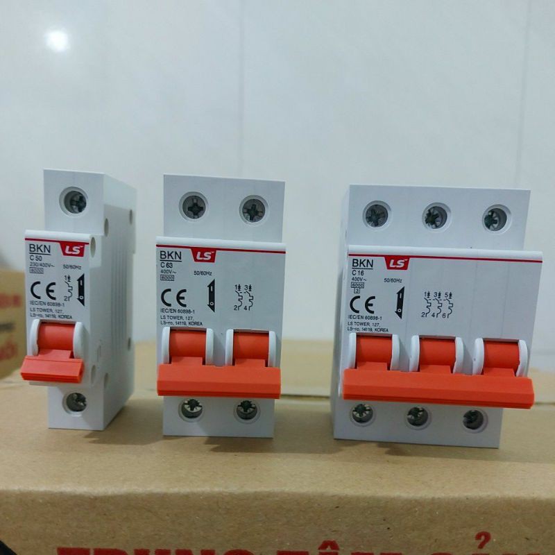 Aptomat cầu dao tự động LS 1 pha 2 pha 3 pha các loại A / BKN