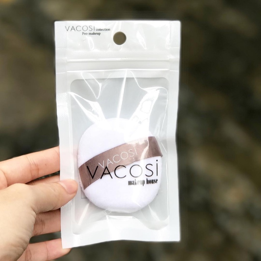 Bông Phấn Cotton Khô Tròn Nhỏ Vacosi BP19