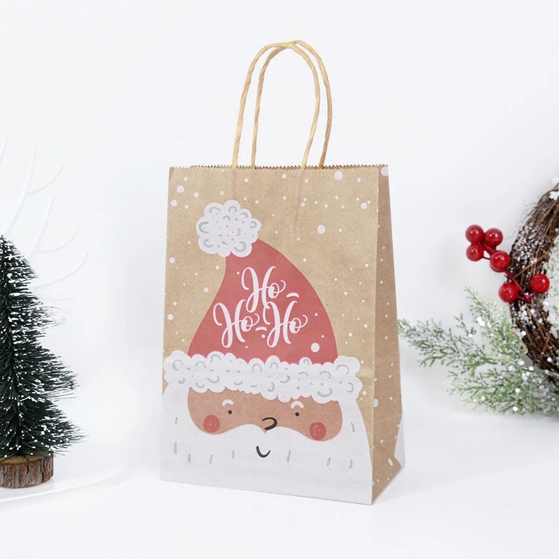 Túi quà tặng giấy kraft Giáng sinh, túi giấy Christmas