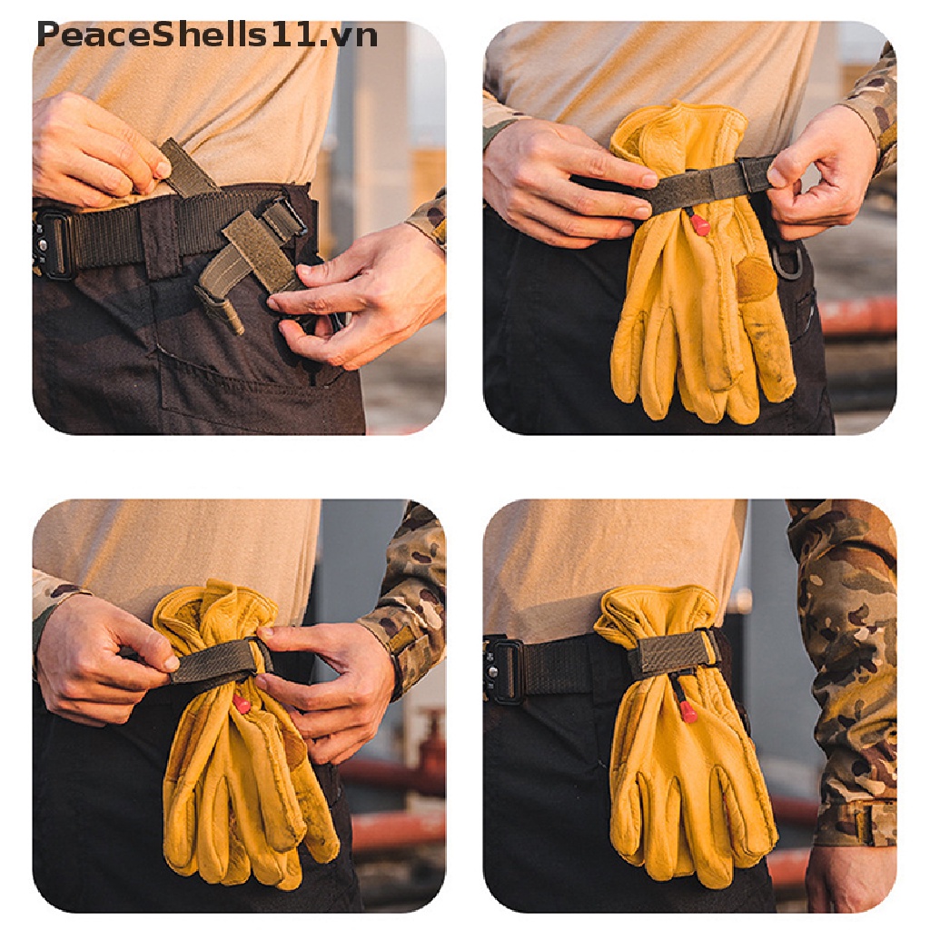 [PeaceShells] Móc Khóa Kẹp Thắt Lưng / Móc Khóa Hình Bánh Răng Chiến Thuật Ngoài Trời