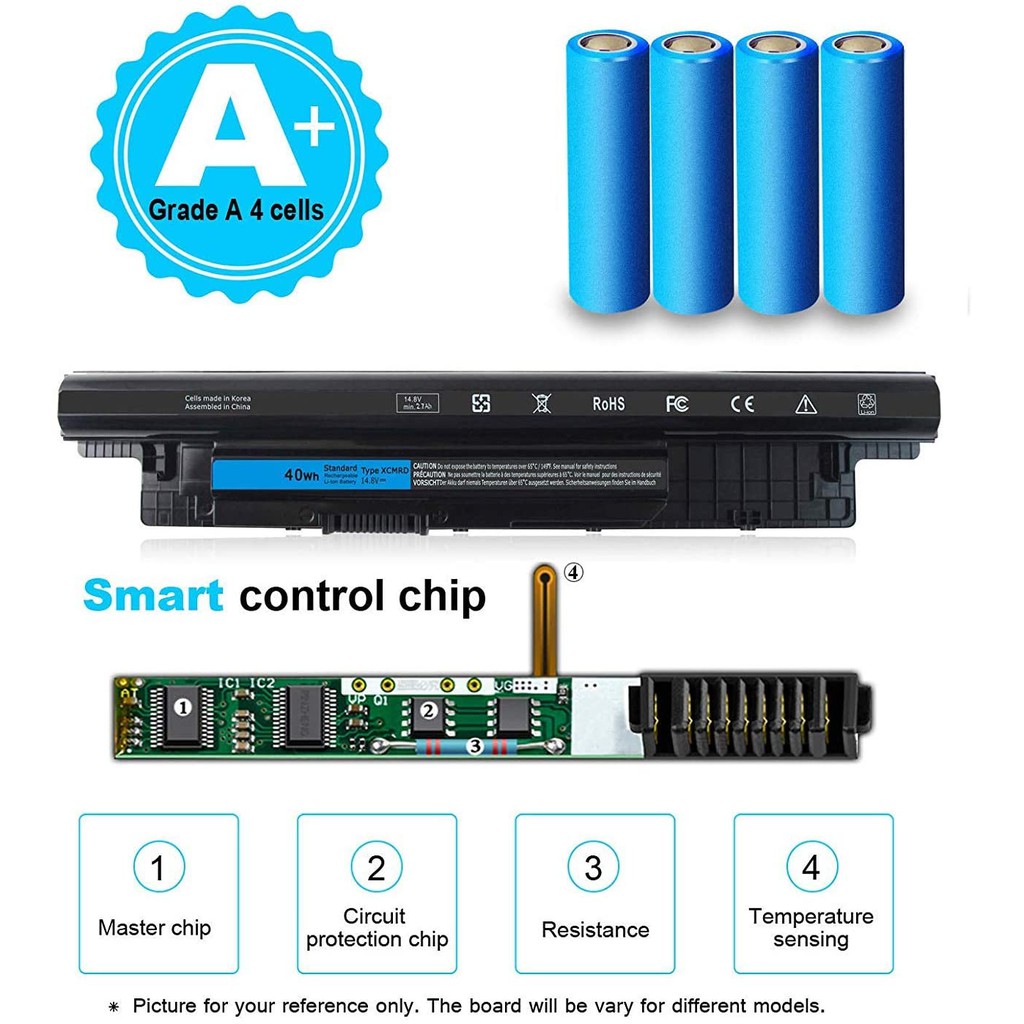 Pin Laptop Dell Inspiron 14 15 17 3421 3543 5421 5721 5537 17-3721 15-3537 15-3521 5537 5521 5721 BH 12 Tháng