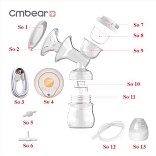 Máy hút điện đôi Cm bear chính hãng