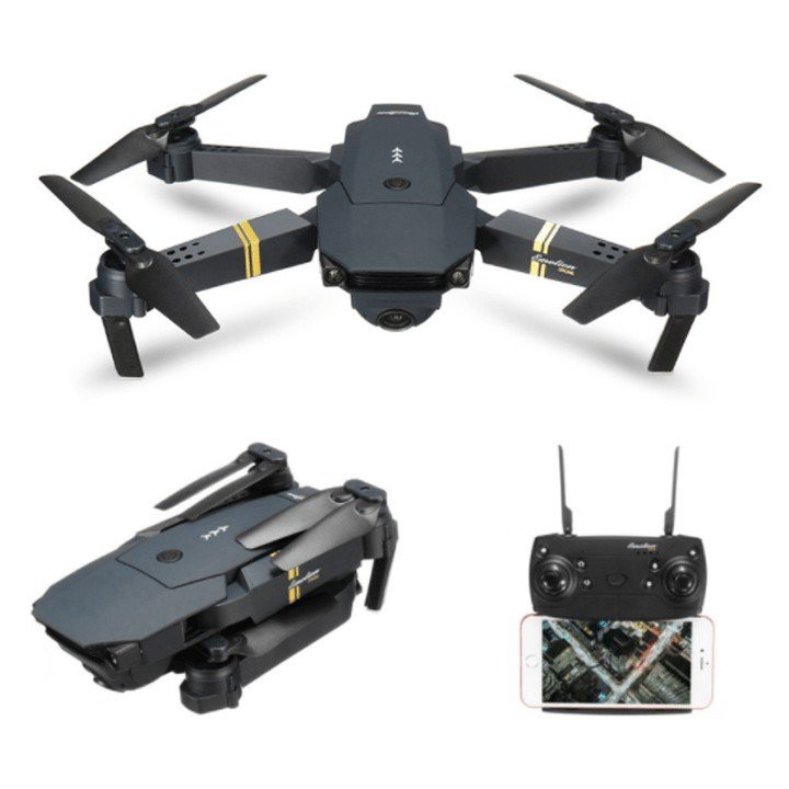 Flycam E58 bản 2021 pin 1800mAh,Quay phim chụp ảnh từ trên cao, Camera WIFI Full HD 1080, Giữ Độ Cao,tặng balo chống sốc | BigBuy360 - bigbuy360.vn