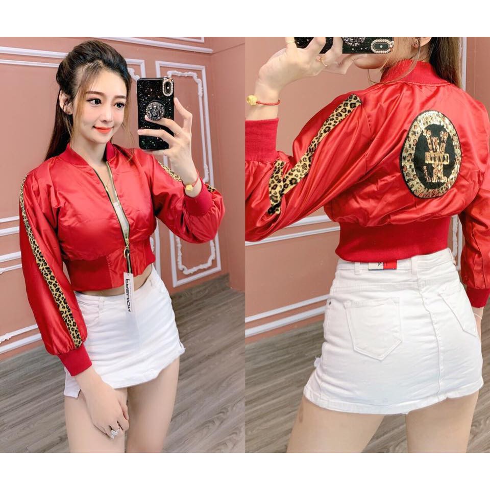 [CAO CẤP] ÁO KHOÁC PHI LỤA VIỀN BEO | BigBuy360 - bigbuy360.vn