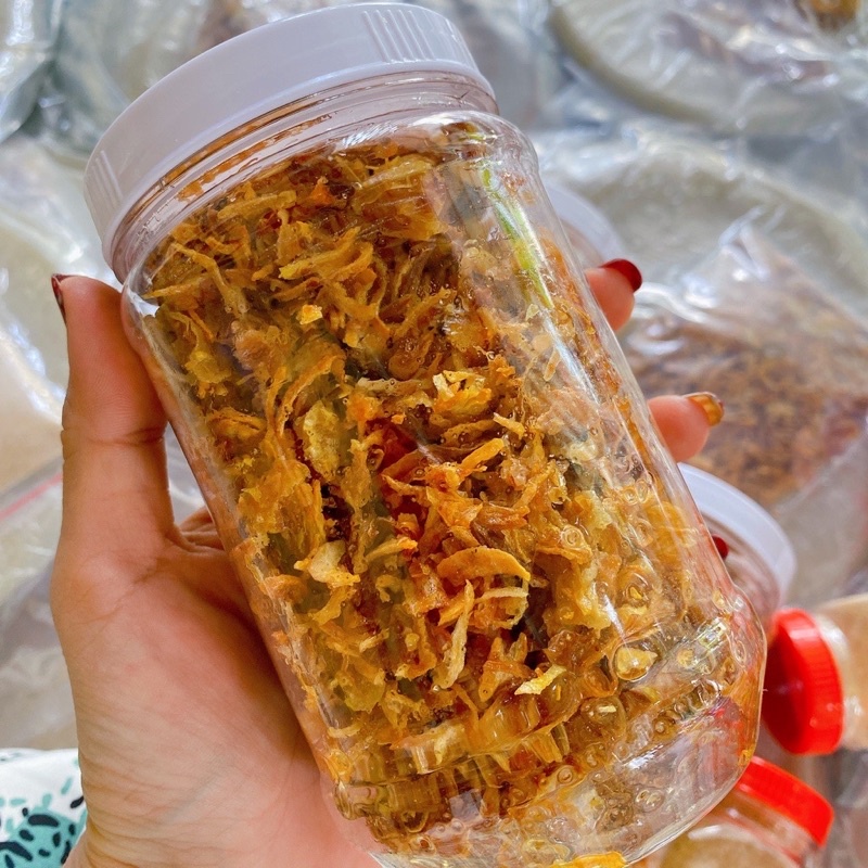 HỦ 100GR - Hành phi thơm ngon ăn kèm bánh tráng