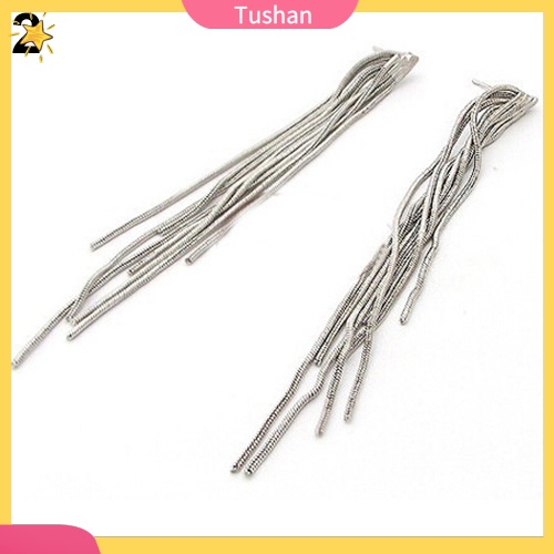 Bông tai dây tua rua đính đá thời trang