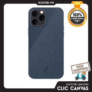 Ốp lưng iphone 12 / 12 pro native union clic canvas - hàng chính hãng