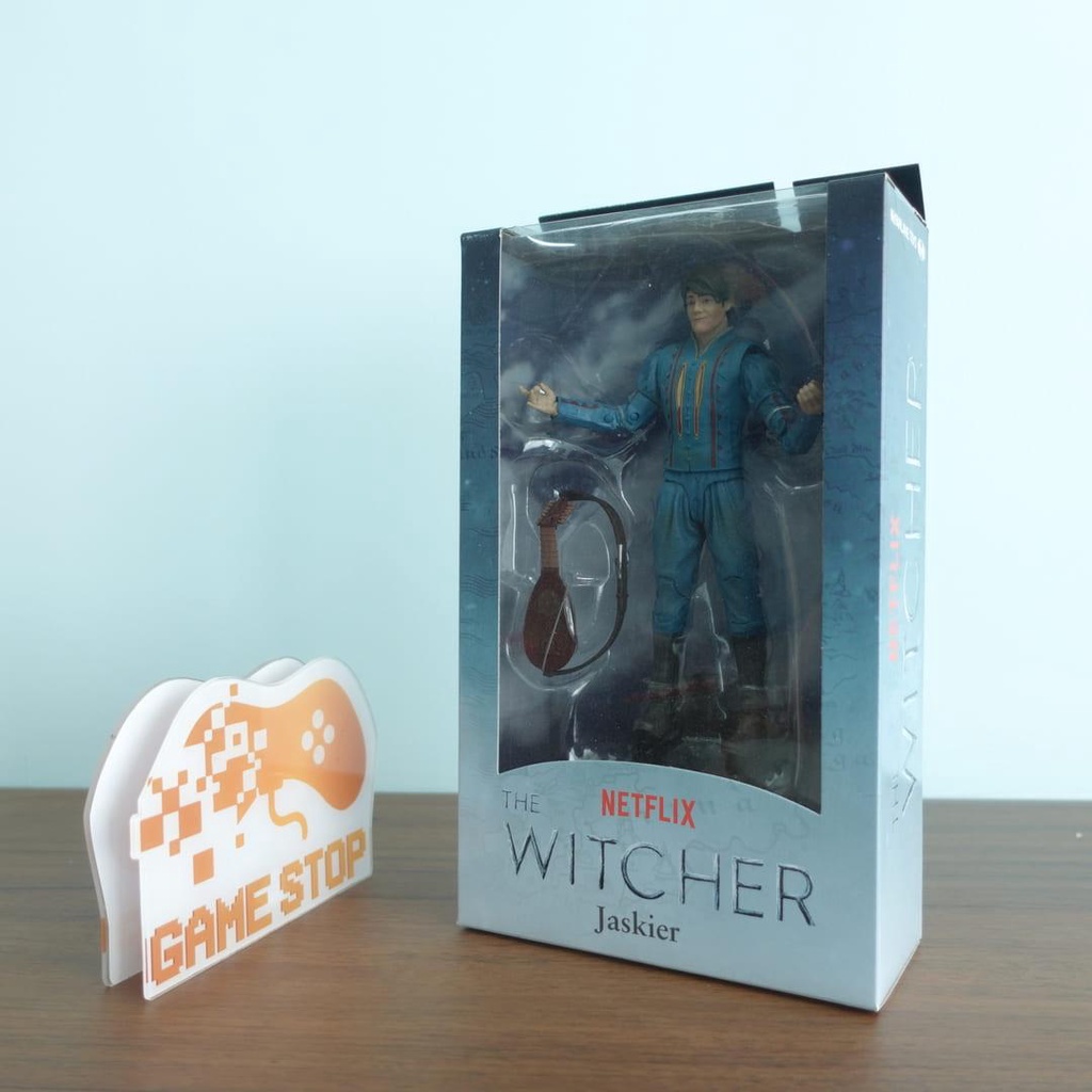 Mô hình The Witcher Jaskier 18cm Witcher Netflix Season 1 Mô hình có khớp Nhựa PVC, ABS CHÍNH HÃNG MỸ TWMF08