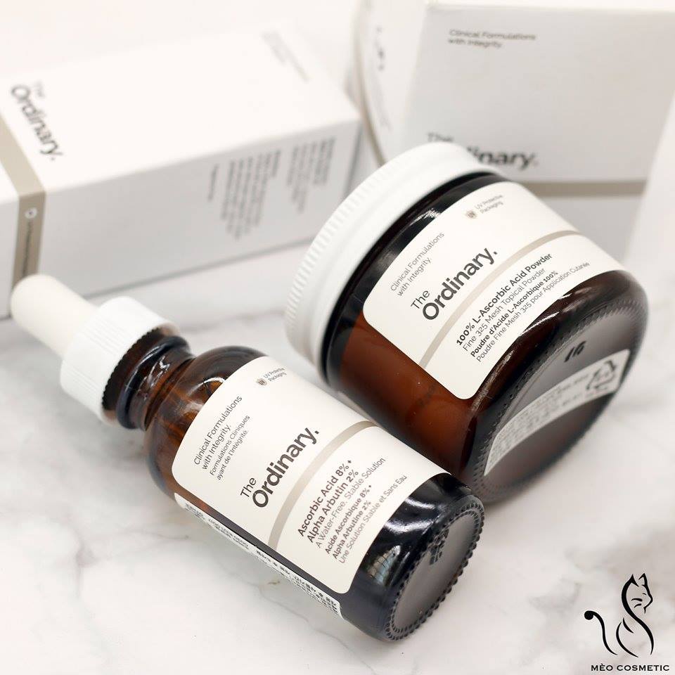 [CANADA- Full Bill]Serum sáng da The Ordinary Ascorbic Acid 8% + Alpha Arbutin 2% - 30ml