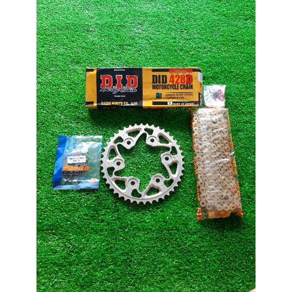 Nhông recto sên did nhật 9ly đĩa nhôm 7075 anode cho ( exciter 150)