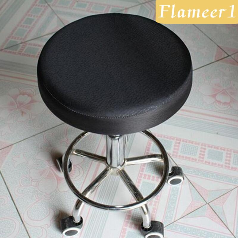Vỏ Bọc Ghế Ngồi Hình Tròn Màu Đen Tháo Rời Được 30cm 1] Cho Tiệm Cắt Tóc