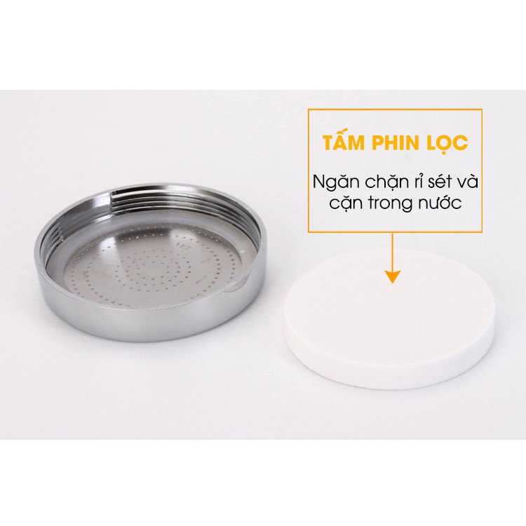 Vòi Sen ăng áp hạt lọc công nghệ Nano áp suất cao - siêu tiết kiệm nước Bảo hành 12 tháng