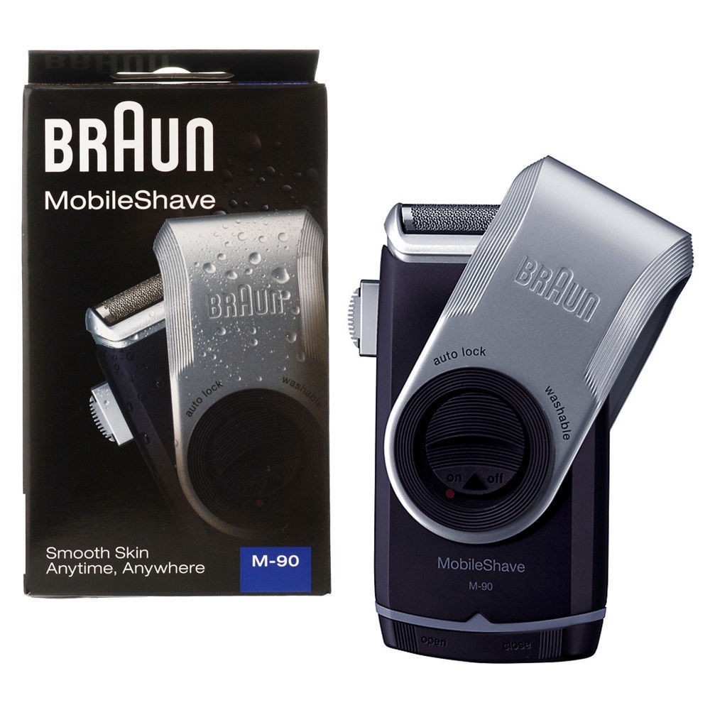 Máy Cạo Râu Mini, Du Lịch Braun M90 xách ta từ Châu Âu