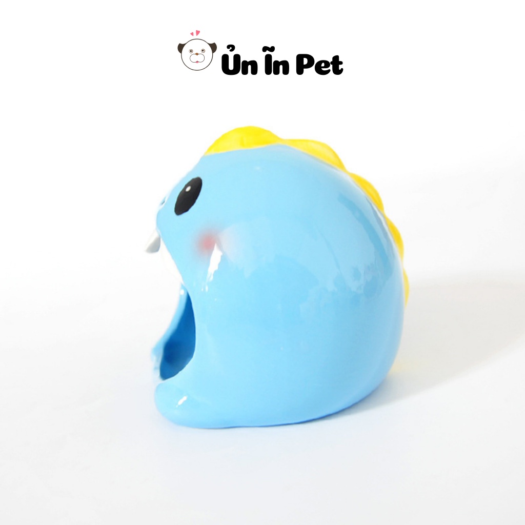 Nhà ngủ sứ hamster, RĂNG SÚN NHỎ siêu mát, dễ thương