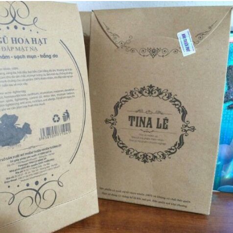 Ngũ Hoa Hạt Tina Lê (Chuẩn Gói 6 túi, tổng 250gr) Mặt Nạ Ngũ Hoa Hạt Tinale Hết sạch mụn Ngừa mụn, mờ thâm nám tàn nhang