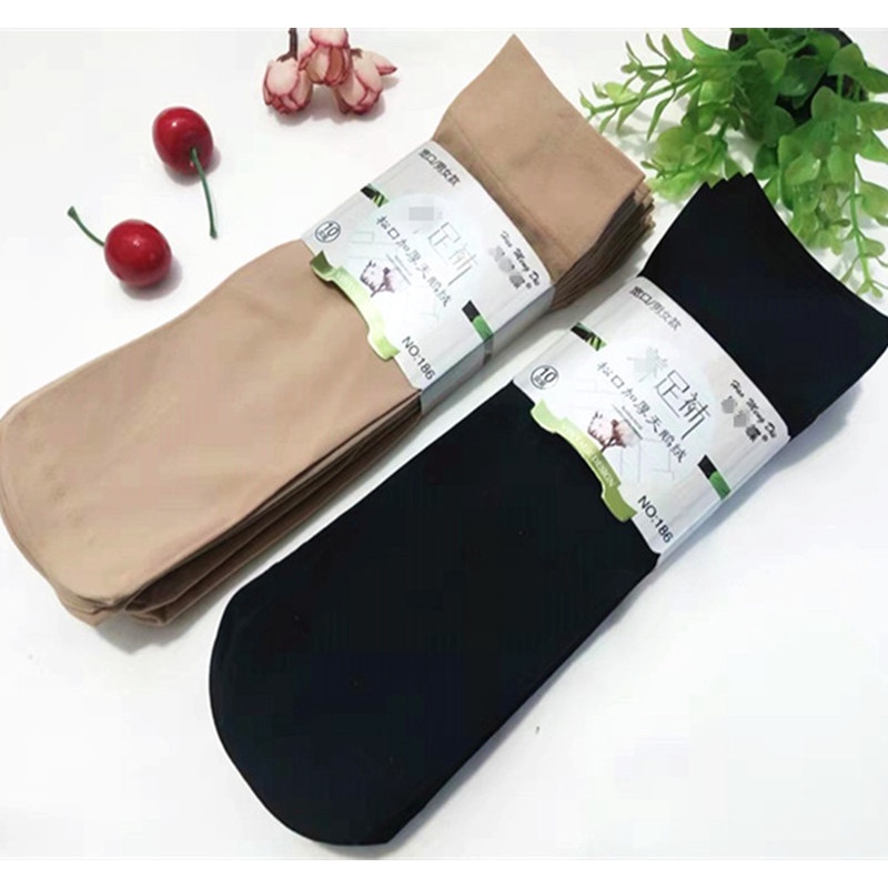 Vớ Nhung Lụa Dày Miệng Rộng Unisex