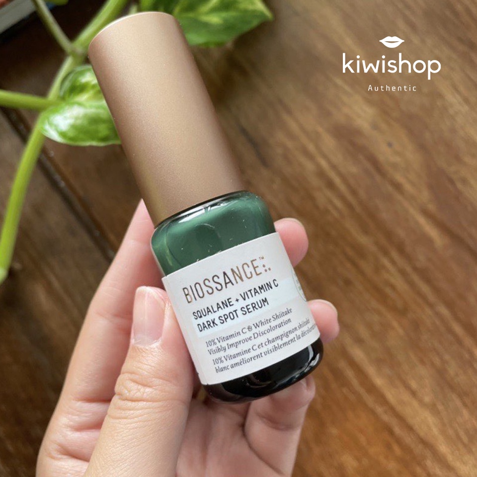 Serum dưỡng sáng da, mờ thâm Biossance Squalane + Vitamin C Dark Spot Serum 10ml, 15ml