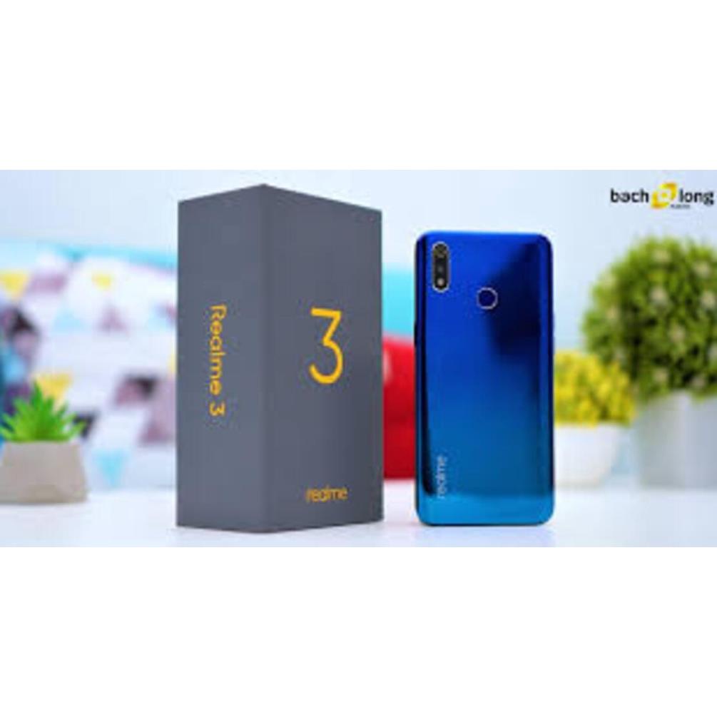 điện thoại Realme 3 ram 3G rom 32G 2sim Chính Hãng, Màn hình: IPS LCD6.22&quot;HD+, chiến Game nặng mượt