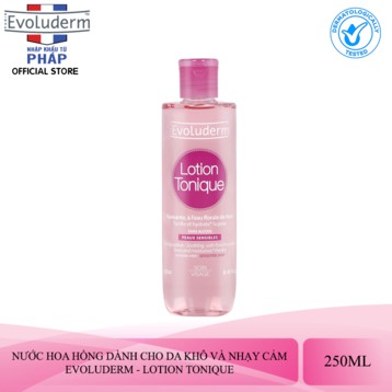 Nước hoa hồng Evoluderm se khít lỗ chân lông, dưỡng ẩm &amp; làm sạch 250ml
