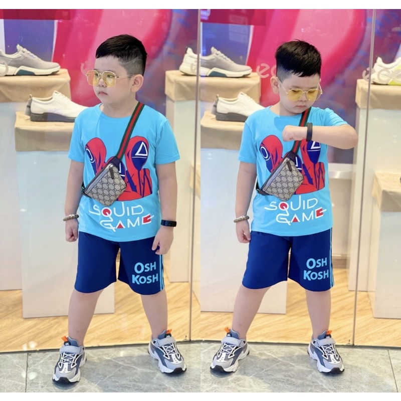 5-10T | Bé Trai | Bộ đùi cotton 4c cực cool