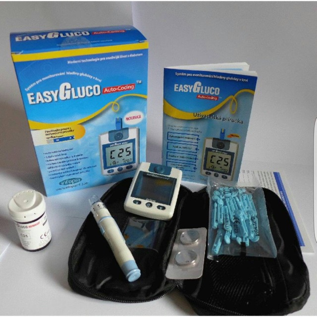 Chính hãng hàn quốc máy đo đường huyết easygluco - đo tiểu đường - phát - ảnh sản phẩm 1