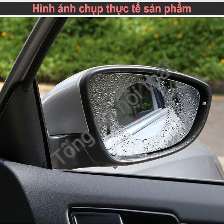 2 Miếng Dán NaNo Film Chống Mưa, Chống Mờ, Chống Chói Và Sương Mù Cho Gương Chiếu Hậu Xe Hơi, Xe Máy