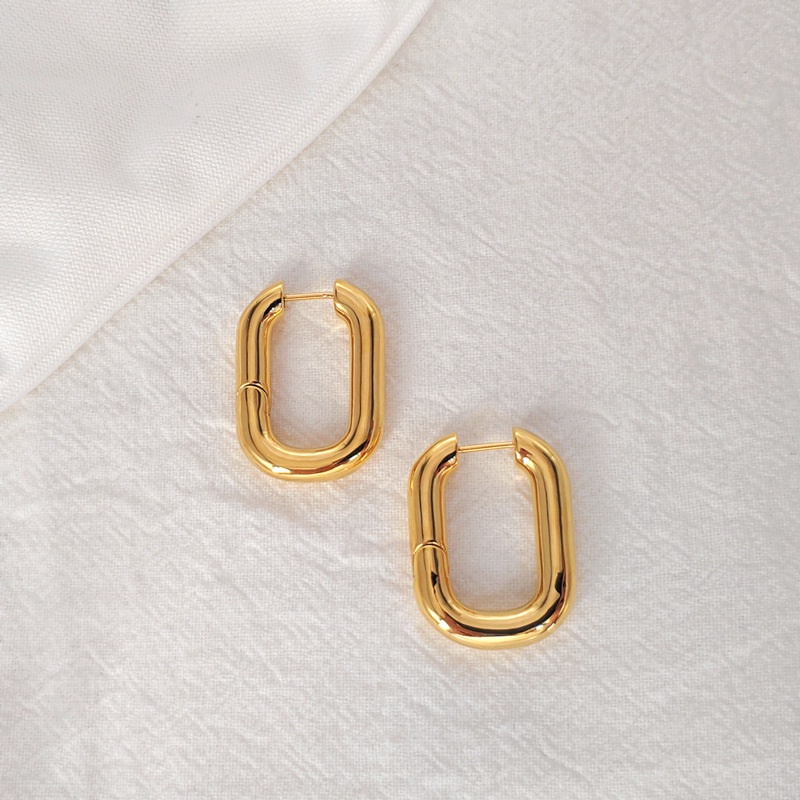 Khuyên Tai Nữ Hình Tròn Thời Trang Hàn