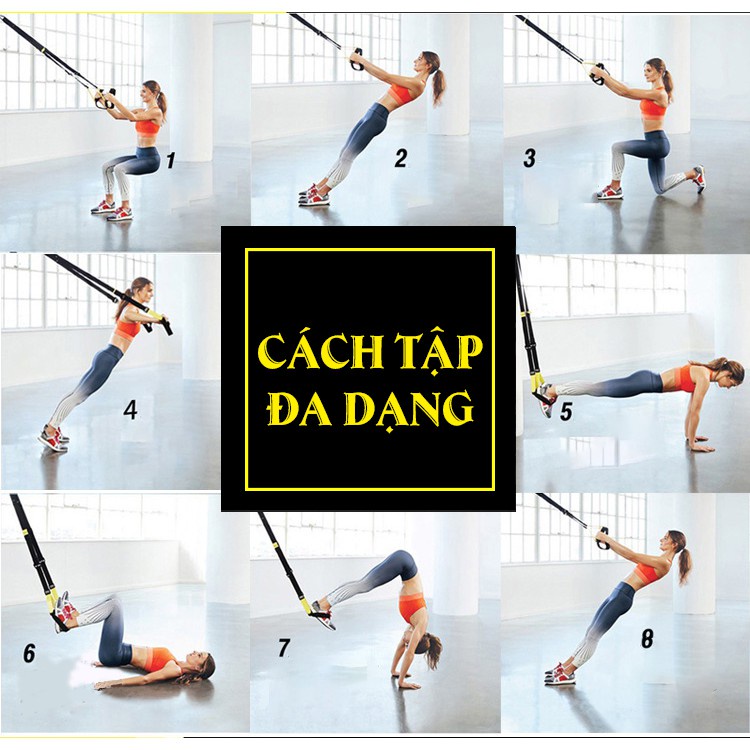 Dây Kháng Lực Tập Gym TRX P3 Đa Năng TOPBODY