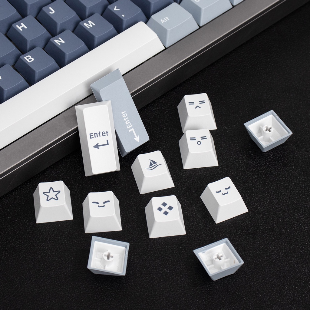 Bộ nút bàn phím cơ Keycap Cherry Fish - ABS Doubleshot - 173 phím
