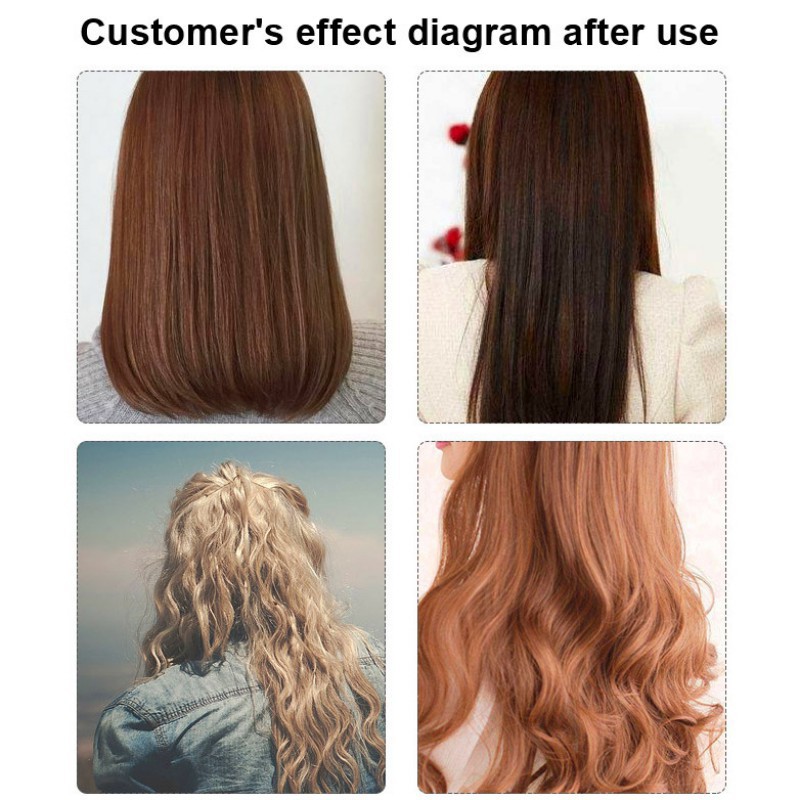 Kẹp uốn duỗi tóc bằng nhiệt chuyên dụng có thể điều chỉnh xoay 360 độ