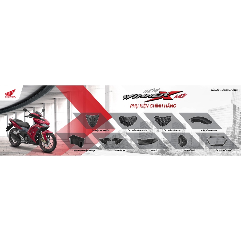 mặt nạ trang trí phụ kiện winner x v3 cacbon honda
