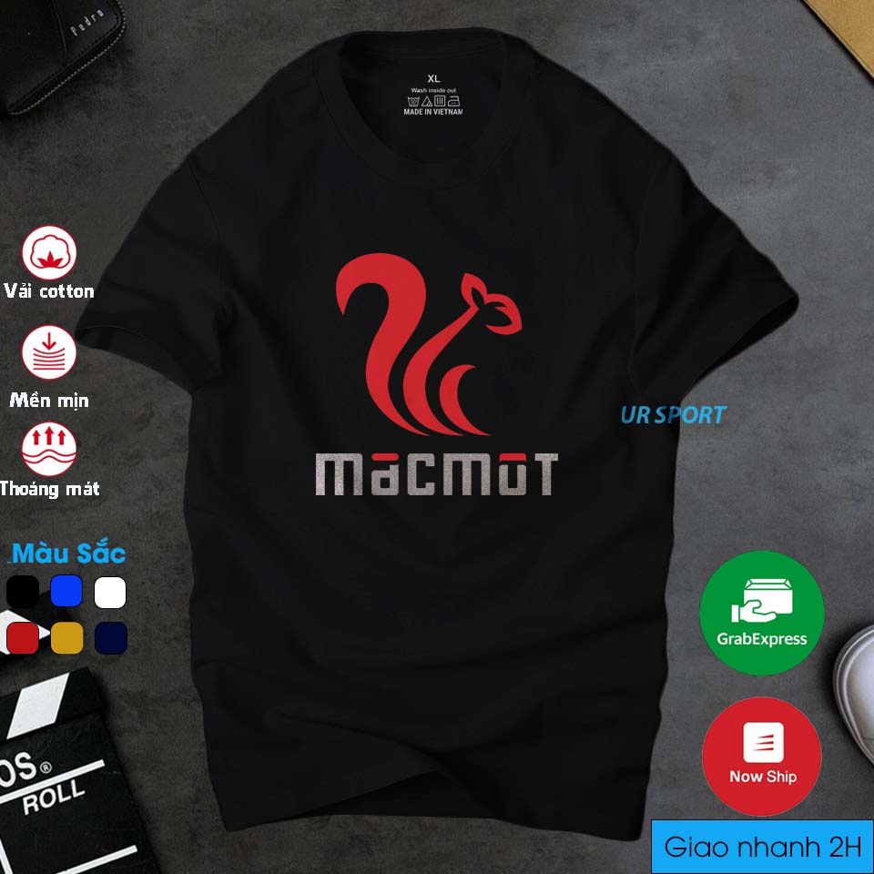 Áo thun nam cổ tròn Macmot thời trang cá tính, chất vải cotton 4 chiều cao cấp thoáng mát