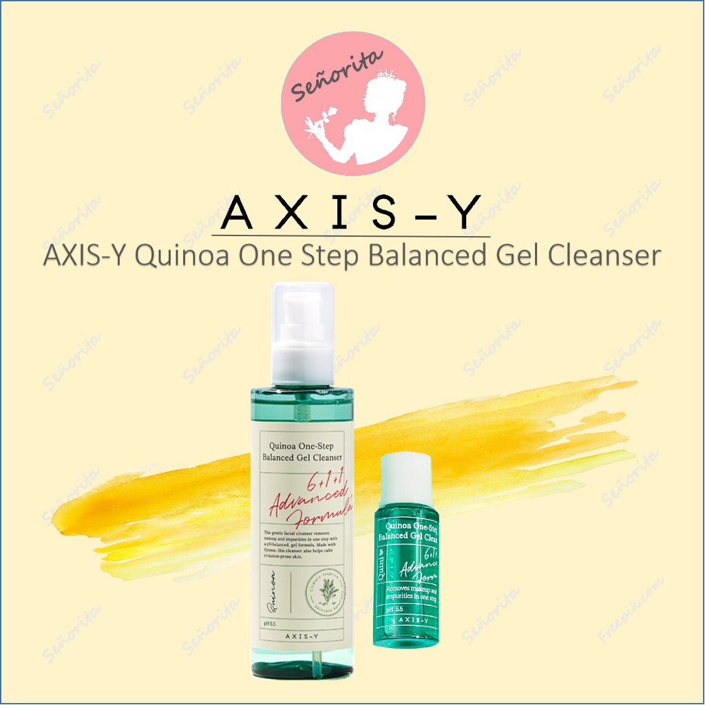 (Hàng Mới Về) Sữa Rửa Mặt Cân Bằng Axis-Y Quinoa One Step Balanced 180ml / 8ml