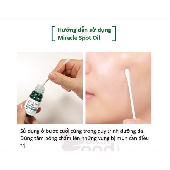 Tinh Dầu Tràm Trà "Thần Kỳ" Some By Mi 30 Days Miracle Tea Tree Clear Spot Oil 10ml