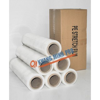 Màng PE Khổ 50cm - 2kg, Màng PE Quấn Pallet, Quấn Hàng Hóa