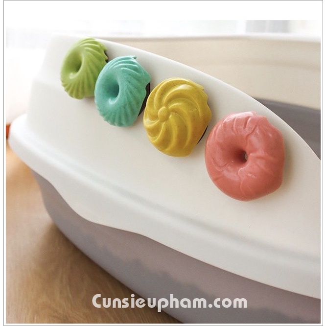 Donut khử mùi vật nuôi dán chuồng/ tường