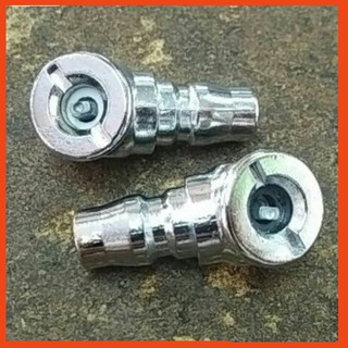 Đầu bơm xe máy trắng, đuôi nối nhanh