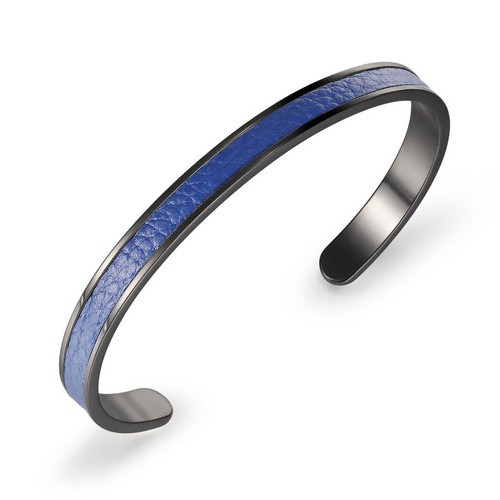 Vòng Tay Nam Kiểu Chữ C Titan Ko Đen TT 3254