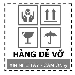 60 phiếu dán HÀNG DỄ VỠ (sẵn keo)
