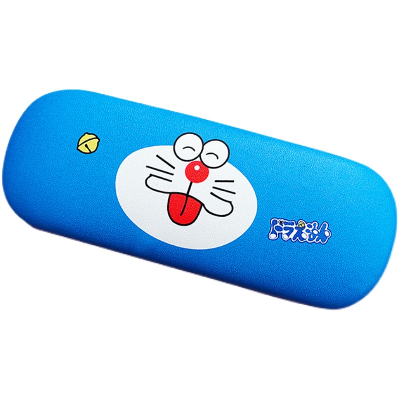 Run Rẩy A Dream Kính Mắt Xanh mập mạp sáng tạo hộp kính hoạt hình thu hộp máy mèo đinh đang mèo học sinh hộp kính mắt