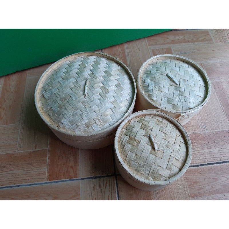 Xửng hấp bánh bao, dimsum chất liệu tre
