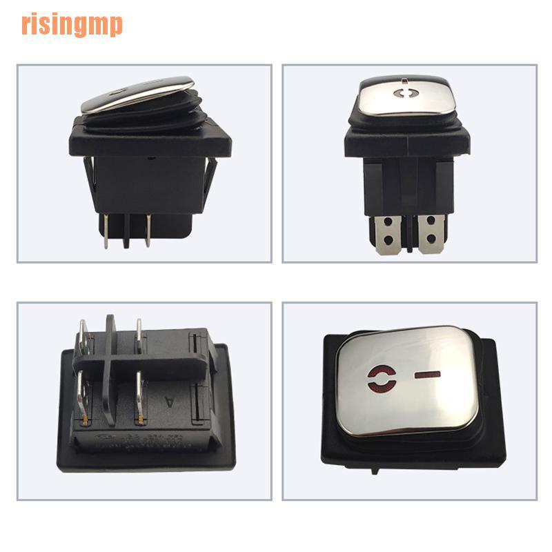 Công Tắc Điện Kcd4 Bằng Thép Không Gỉ Chống Thấm Nước Có Đèn LED