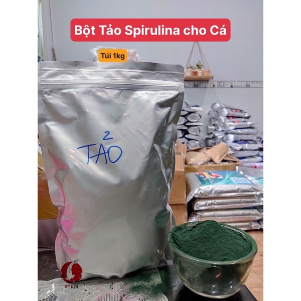 Bột tảo Spirulina cho cá - Túi 1kg