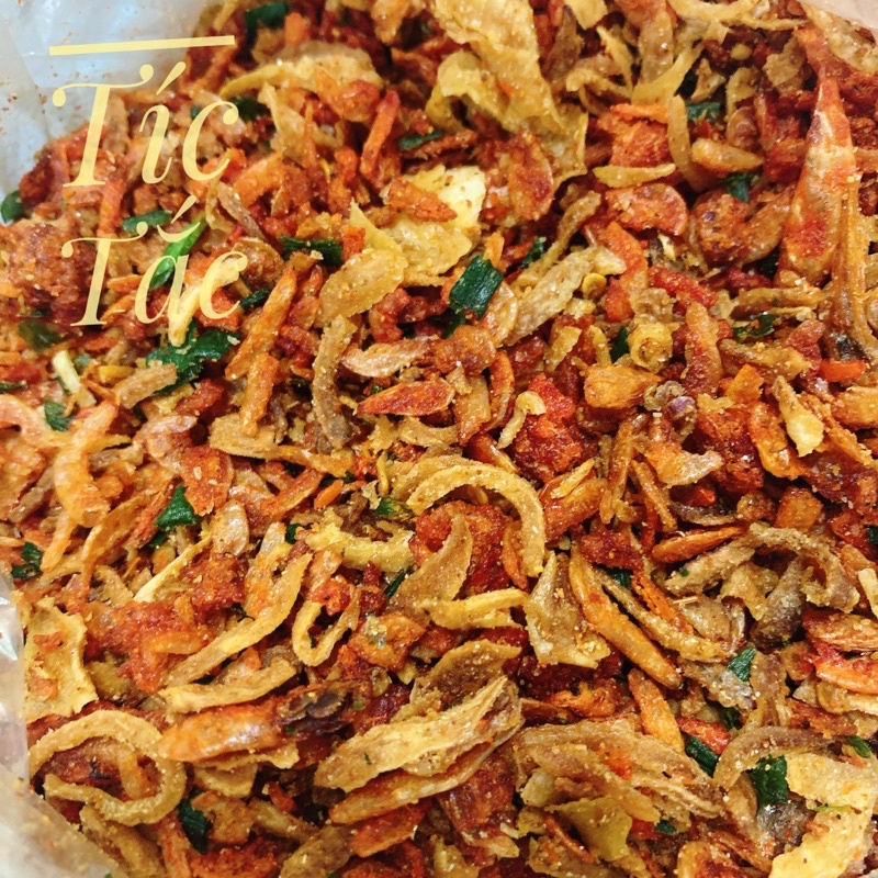 TOPPING ĂN BÁNH TRÁNG - MUỐI TÔM - SỐT BƠ TRỨNG - ME - HÀNH PHI - SATE - TÉP SẤY ĐỦ LOẠI