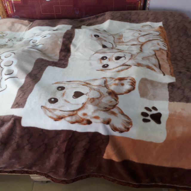 Mền nhung 2 lớp 1m6x2m