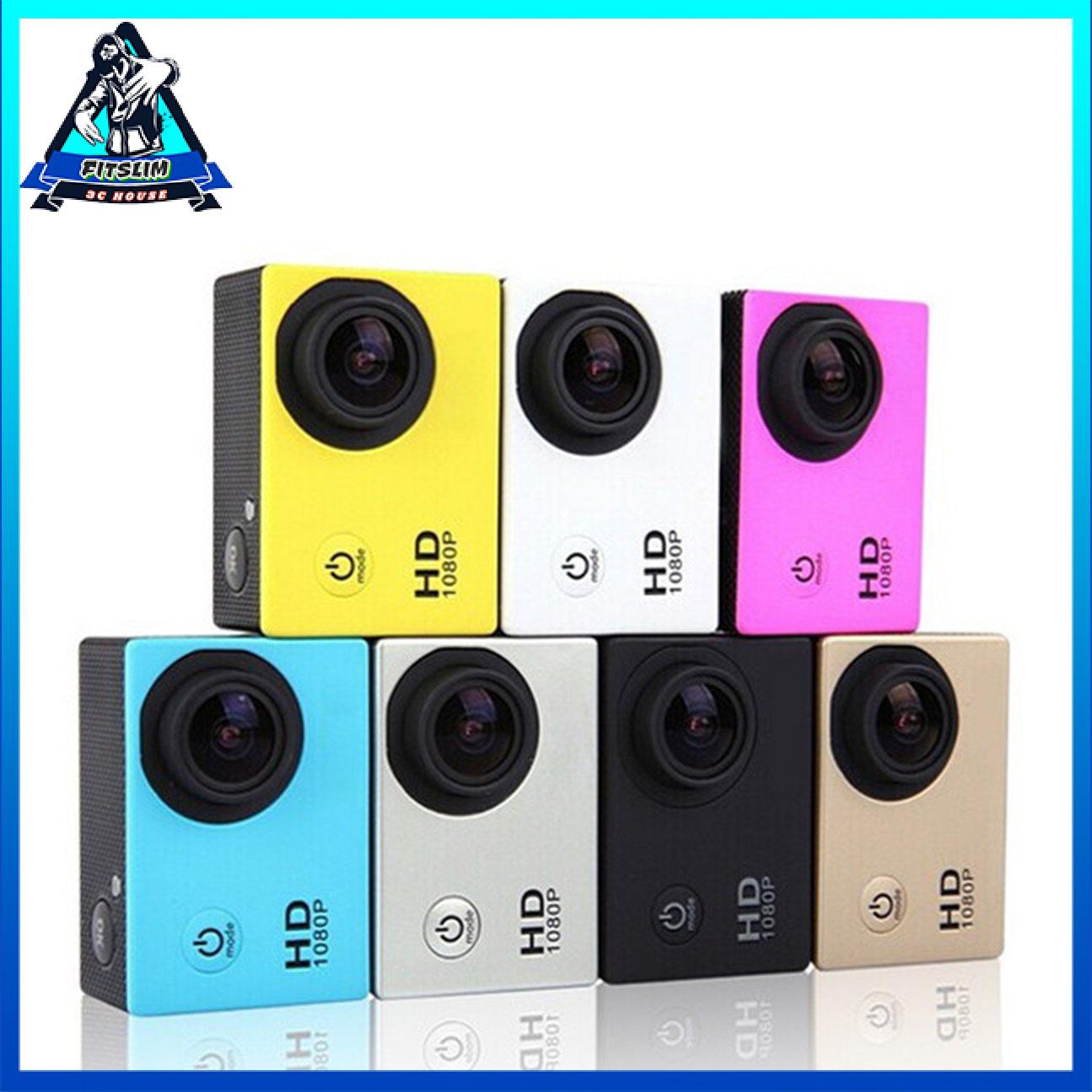 Camera thể thao Camera hành trình ngoài trời 1080P Camera lái xe 2.0 inch