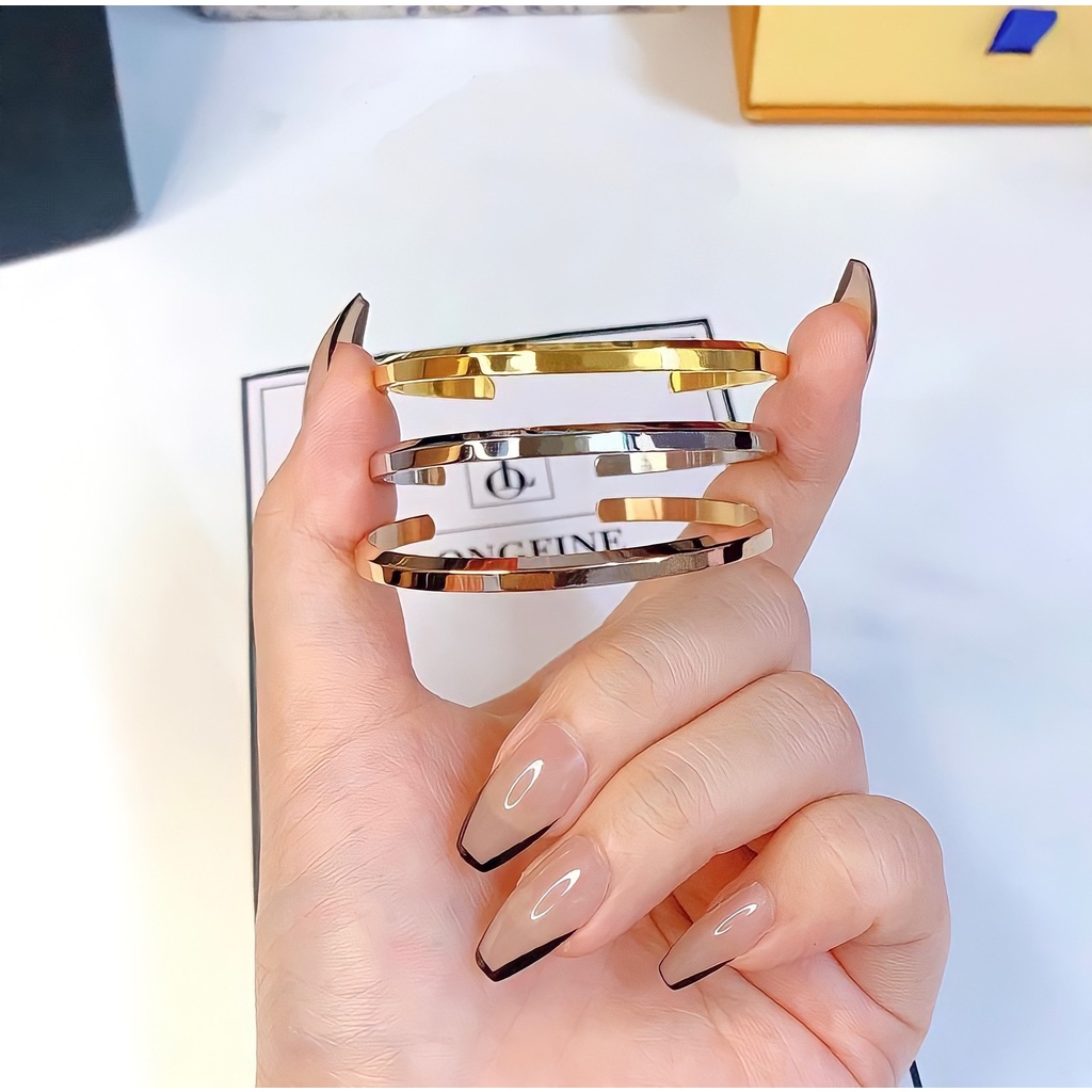 Vòng Tay Cuff DW Ver 1 (Classic) - không gỉ - Bảo Hành 5 năm (Không Khắc)